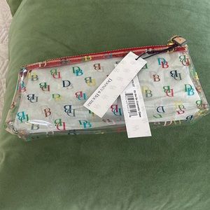 Dooney & Bourke clear cosmetic case